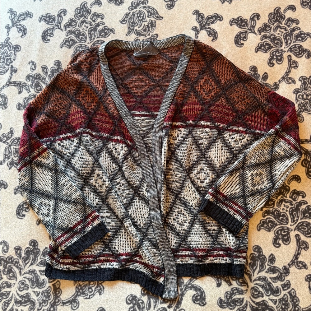 Multicolor Patterned Women's Sweater